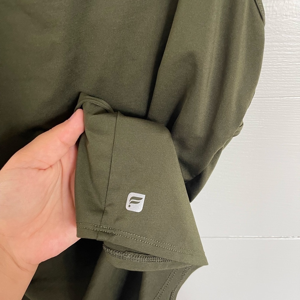 Fabletics Olive Green Racerback Tank Top - Picture 7 of 8